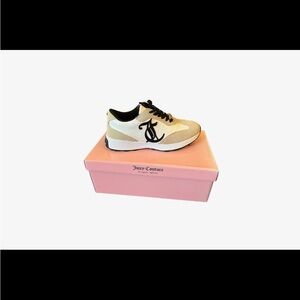 Juicy Couture Cream and Tan Sneakers